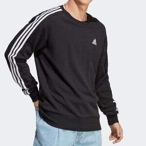 Adidas Essentials 3-Stripes Fleece Sweatshirt - Men